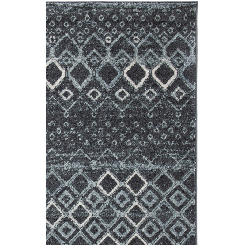 Tapis performance à motif sud-ouest Aird, Rectangle 8 pi x 10 pi,   Ivory/Multi
