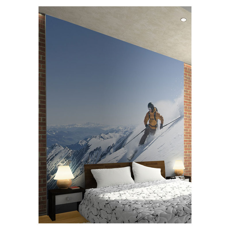 Skiing 1.54m x 200cm Wallpaper