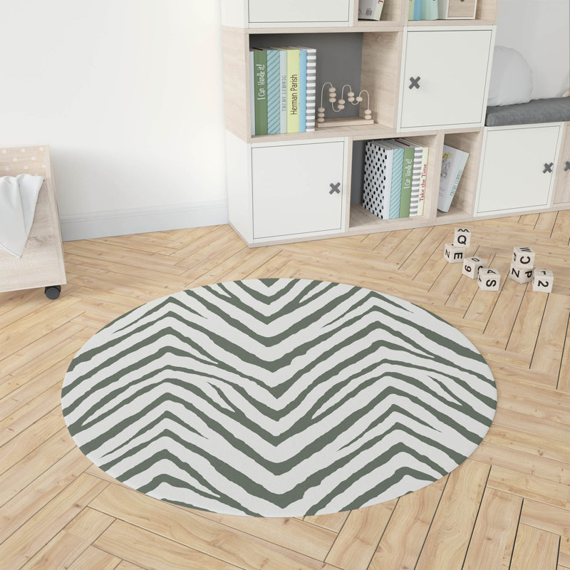 Tapis de jeu Zebra, Chimichurri / vert