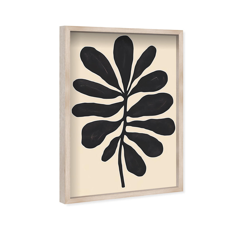 Oliver Gal Under Dark Skies I Abstract - Luxury Shadowbox Framed Wall Art, 32" H x 22" W, Cream