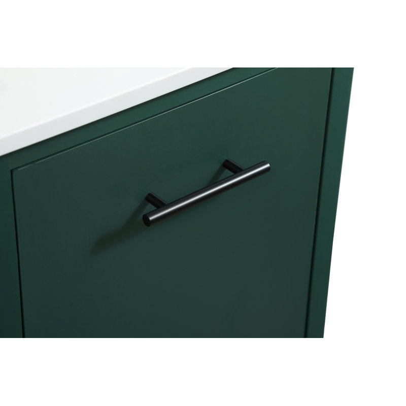 Ensemble de meuble-lavabo simple 18 po Cyrus, Vert