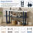 Retro Entryway Table with Open Shelf for Entryway-988315941