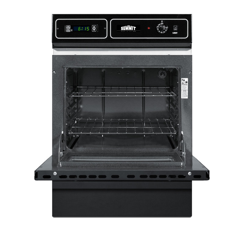 Summit Appliance 24" 2.92 Cubic Feet Electric Wall, Black