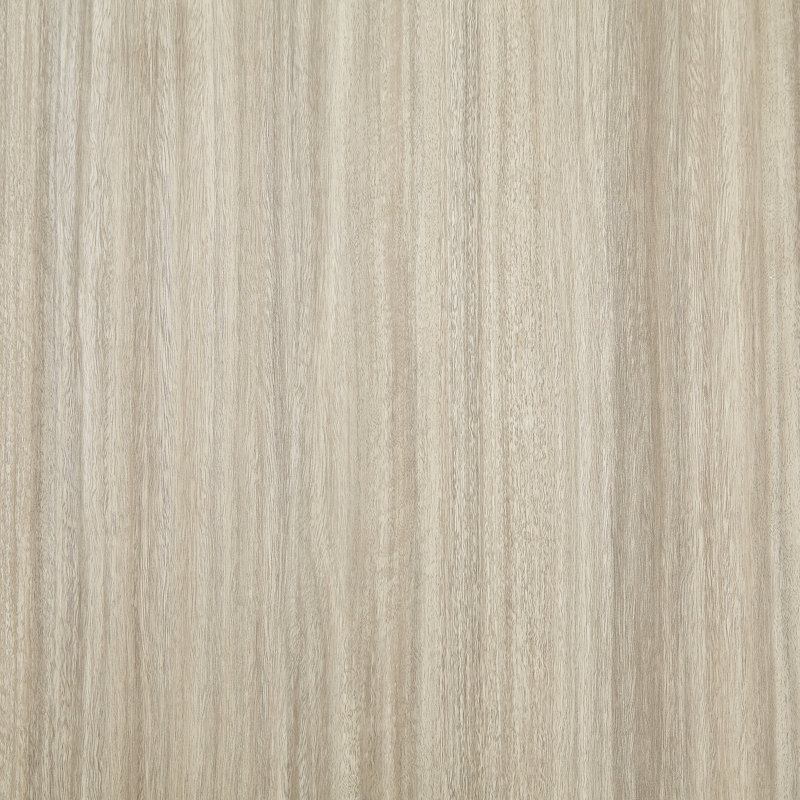 Contemporary Rectangular Dining Table, White and Natural Wood