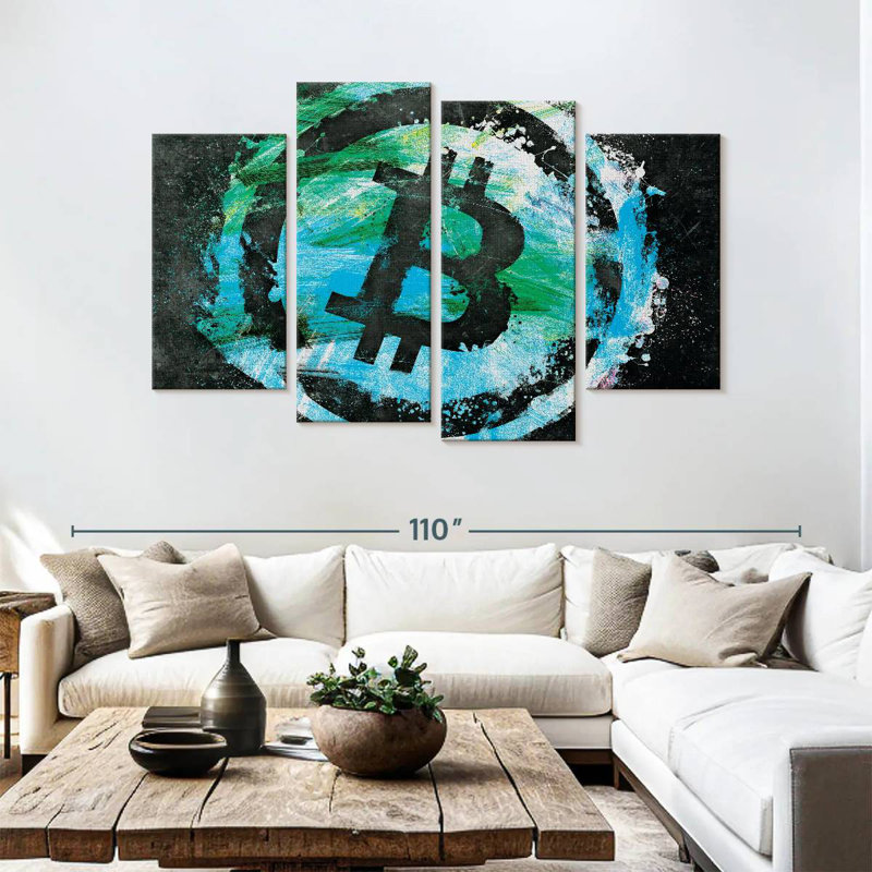 Logo Kerner Bitcoin X, H 54 po x l 84 po