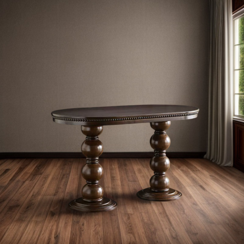 Oval Dining Table, 31.49" W x 59.05" L