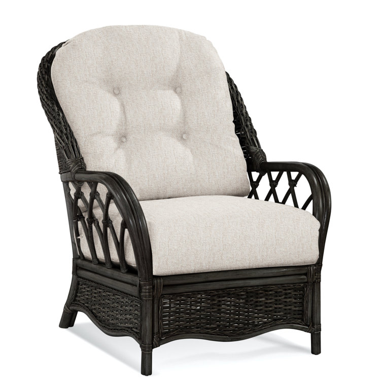 Chaise avec accoudoirs en rotin Everglade