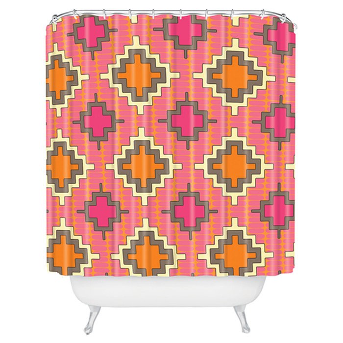 Geometric Shower Curtain