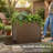 Outdoor All-Weather Long Box Planter With Removable Drip Tray-741215590-753727828