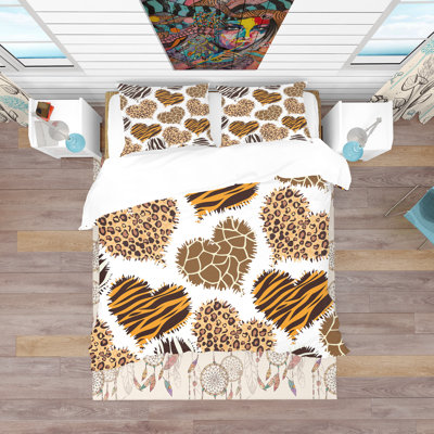 Ensemble de housse de couette tropical