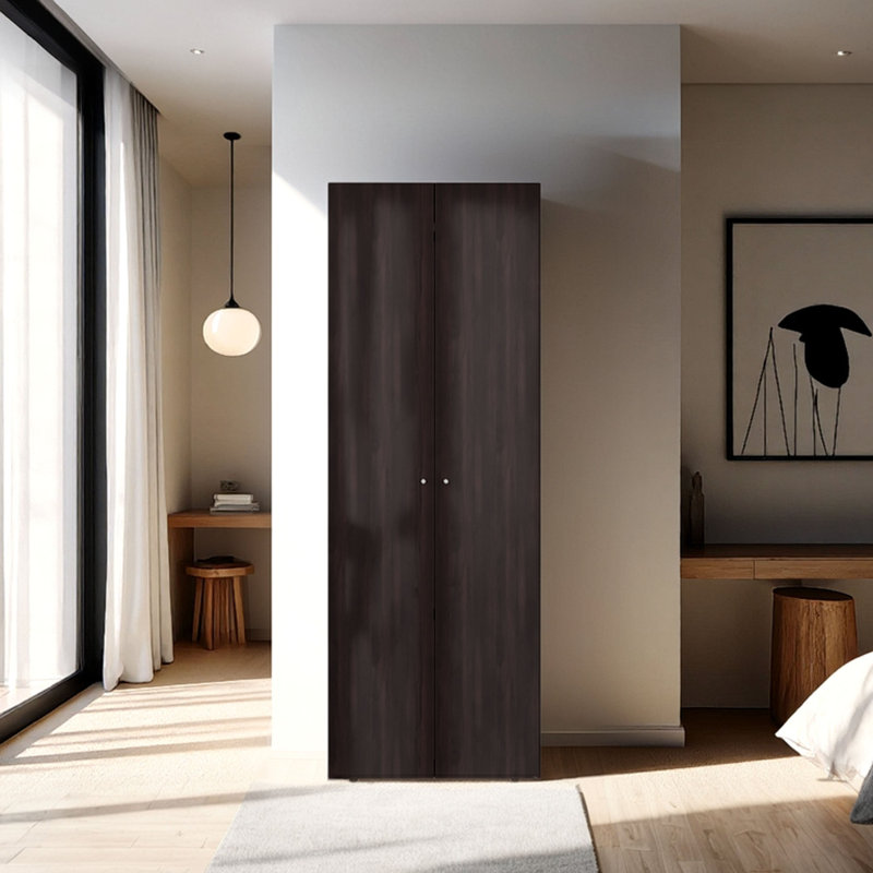 Armoire Ghent, 2 portes, 4 tablettes