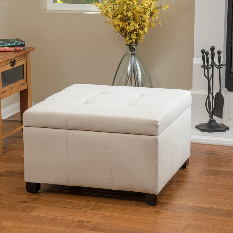 OTTOMAN RICHMOND KD STORAGE, Beige