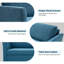 Cicero 204Cm Linen Flared Arm Sofa-981667558