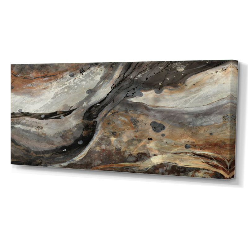 «Morning Effervescence II», reproduction sur toile, Toile tendue, H 28 po x l 60 po x P 1,5 po