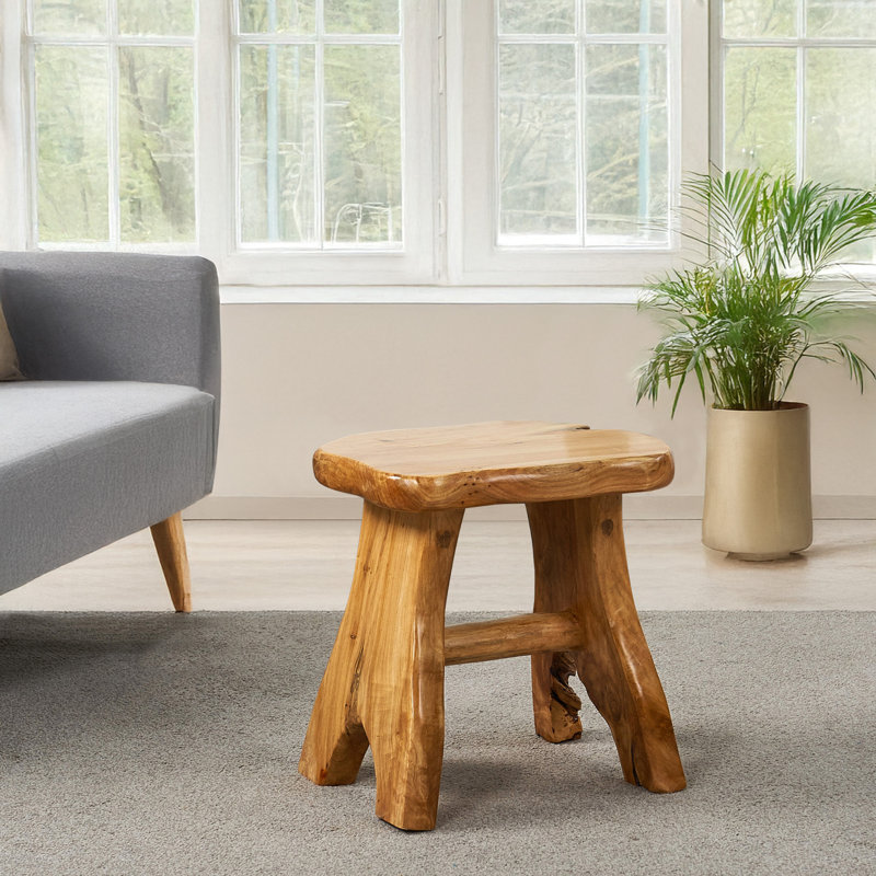 Solid Wood Accent Stool