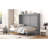 Queen Size Murphy Bed Wall Bed,Gray-1133164135-1133164130