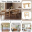 Ensemble Karoline 7 pièces avec 6 chaises rembourrées à dossier arrondi-449832650