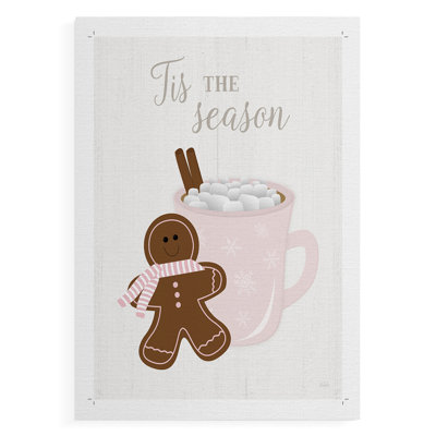 Gingerbread Hot Cocoa II -Canvas Print Only - NOT FRAMED