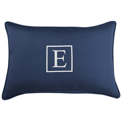 Kerrell Embroidered Sunbrella® Outdoor Throw Pillow