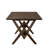 63" Double V Dining Table