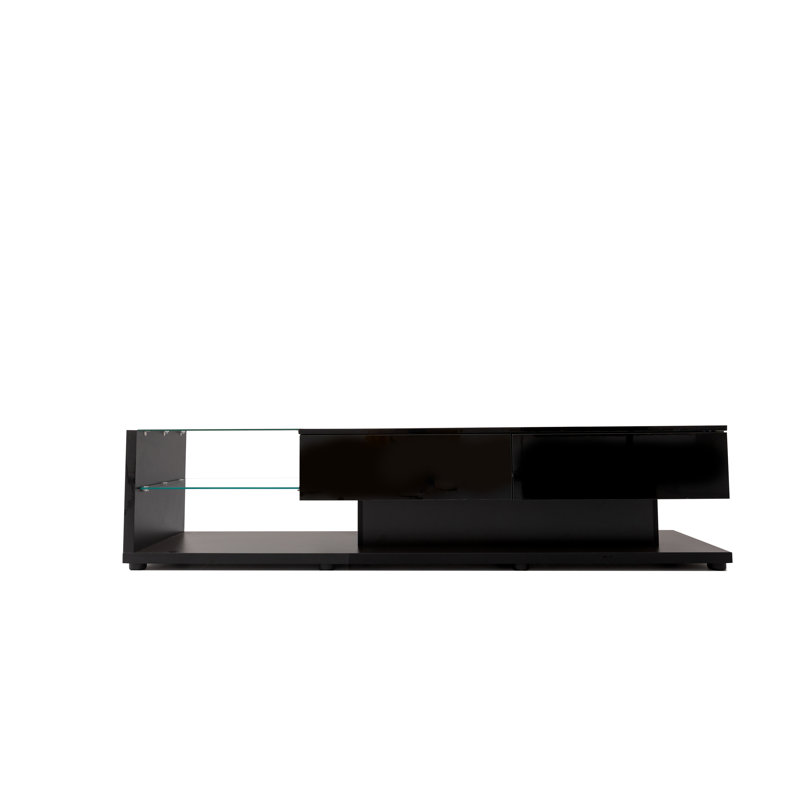 Chuhdary TV Stand for TVs up to 70", Black