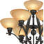 Lustre suspendu 9 lumières Rainier