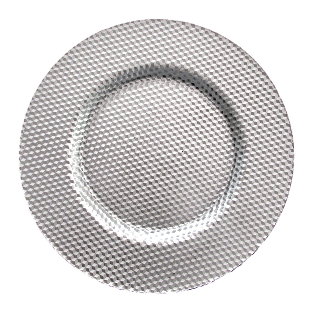 Illusion 13" Charger (Set of 2) Red Pomegranate 