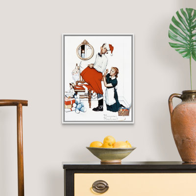 «Santa's Surprise», art mural sur toile