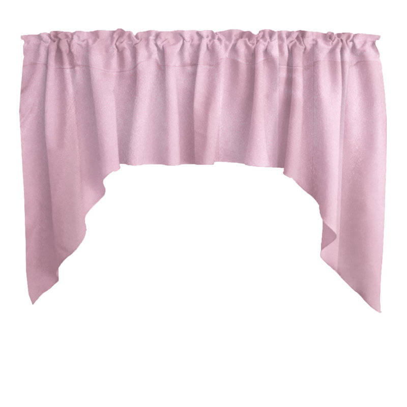 Cantonnière l 72 po Swag, Mauve