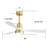 48 Inch Modern Ceiling Fan With Lights 3 Wood Fan Blade Noiseless Reversible Motor Remote Control