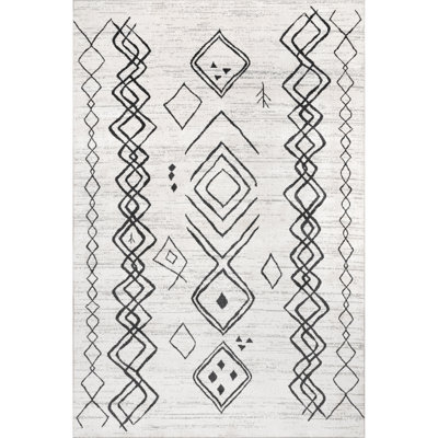 Tapis marocain transitionnel Janelle SpinClean