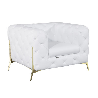 Fauteuil en cuir italien 100% Global Global