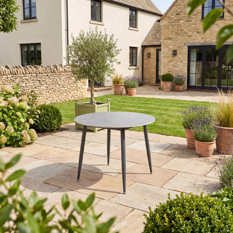 Patio Dining Set with, Grey