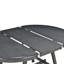 Table de salle à manger extensible grise - processus d'assemblage facile pour nettoyer la surface