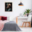 «Chic Girl with Pineapple», art mural encadré sur toile flottante par Ziwei Li-710436330-710436331
