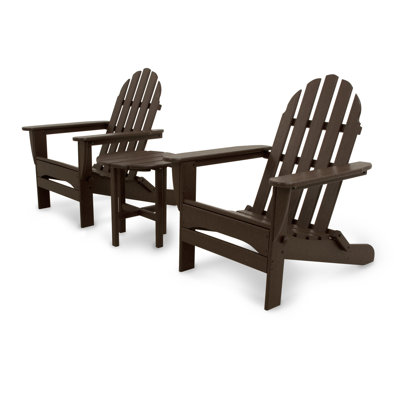 Ensemble Adirondack pliant POLYWOOD Classics 3 pièces