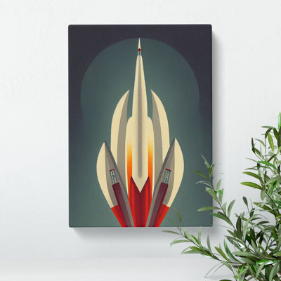 An Unbeatable Spaceship Rocket - Wall Art