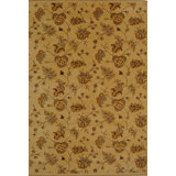 Agra Hand-Knotted Wool Beige/Yellow Area Rug