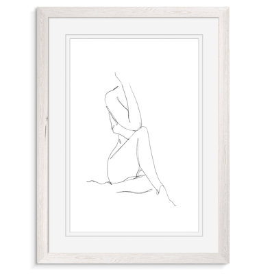 " Nude Contour Sketch I " by Paul Cezanne