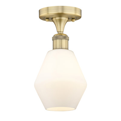 Amylea Glass Semi Flush Mount