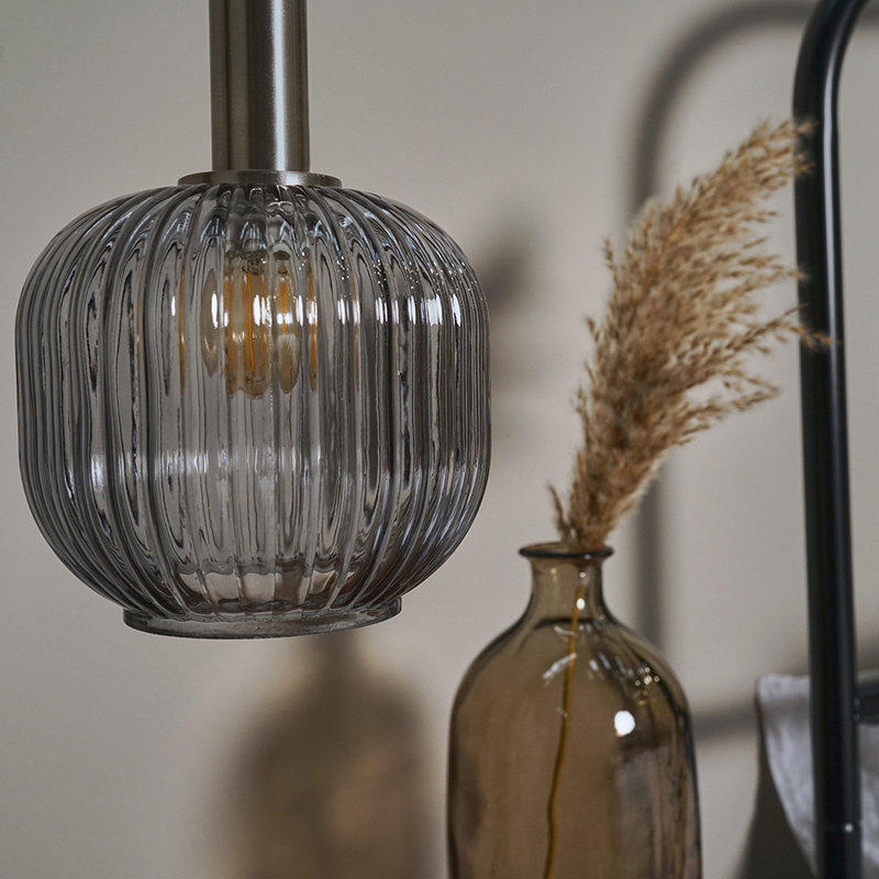 Westminster 1 - Light Silver Globe Pendant