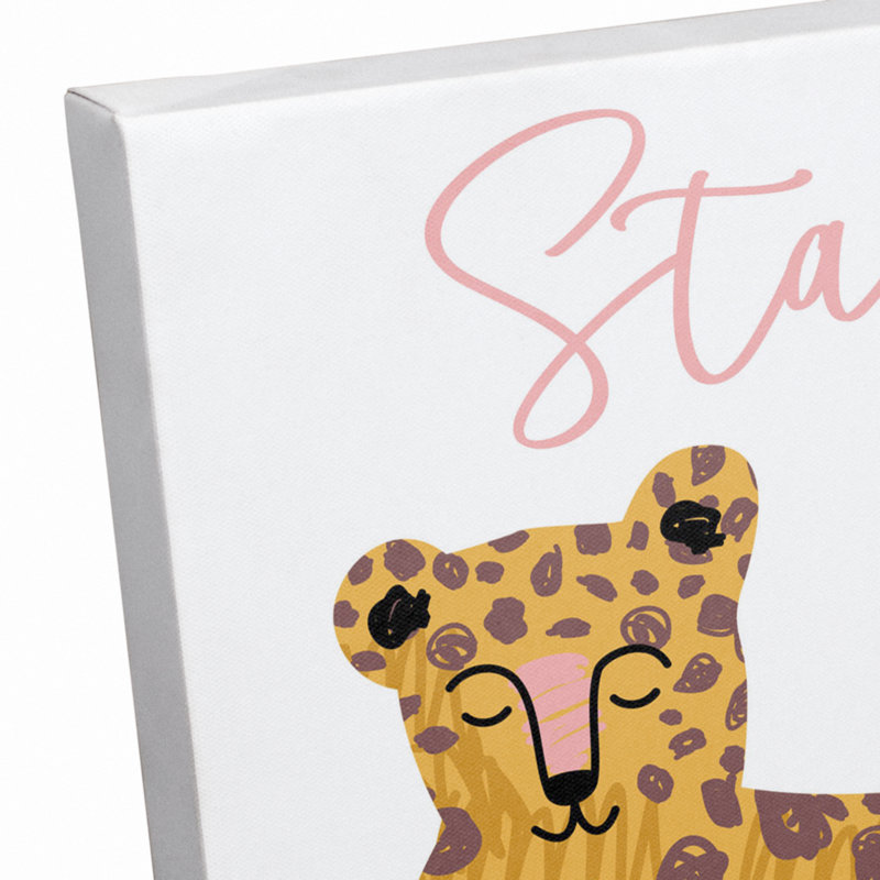 Art sur toile Stay Wild, H 14 po x l 11 po x P 1,25 po