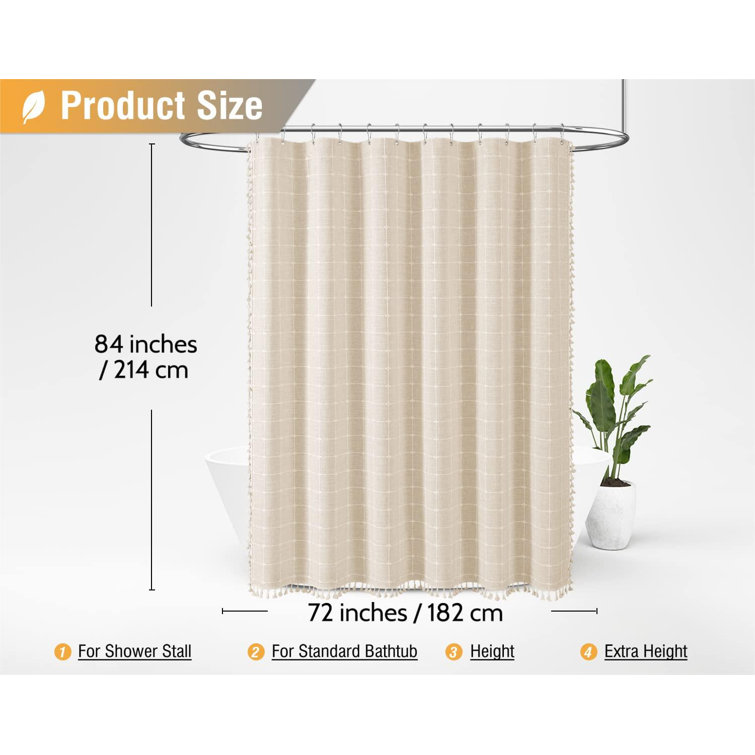 Soft Cushion Waffle Shower Mat Symple Stuff Color: Linen