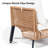 All-Weather Wicker 6 - Person Modular Patio Conversation Sets with Cushions-412861892