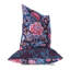 Meadow Bloom Broadcloth Pillow With Removable Cover in Blue Cream-99310629-99310630