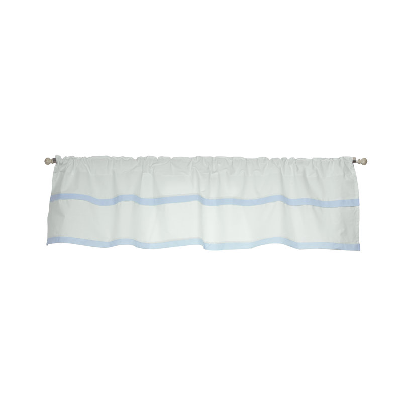 Dvorak Cotton Blend Window Valance, Blue