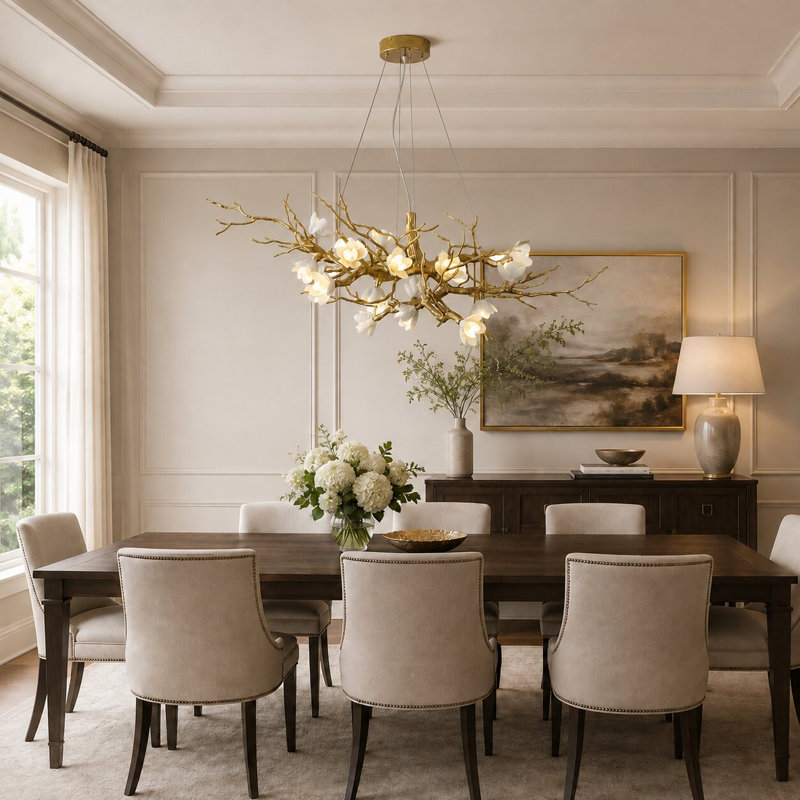 Lustre éclectique 16 lumières 