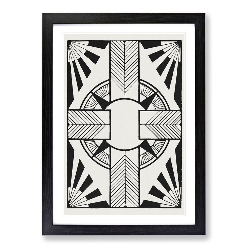 Ornament Vol.1 by Samuel De Mesquita - Framed Print, Black Framed, 36cm H x 27cm W x 2cm D