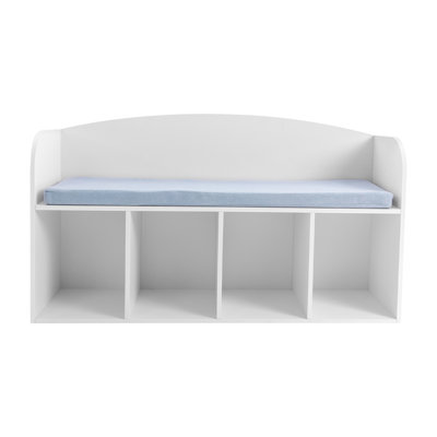 Bookshelf With Reading Nook, Storage Bench With Book Rack