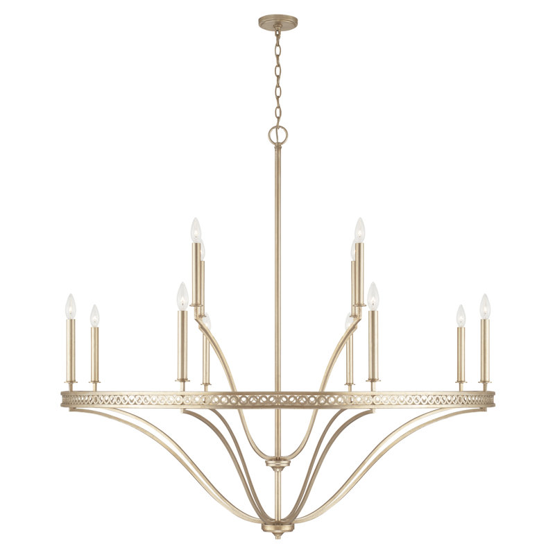 Grand lustre 12 lumières